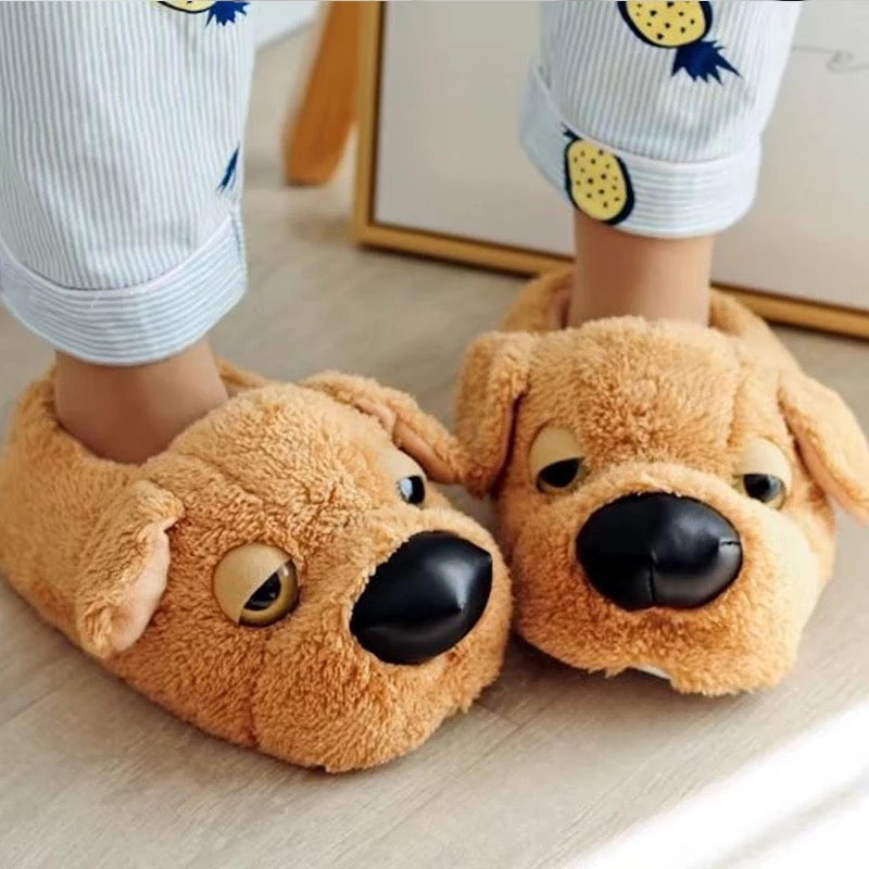 Plush cat slippers, a gift for cat lovers – Openhahaha